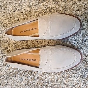 Lucky Brand Suede Loafers Size 6.5 US Women's